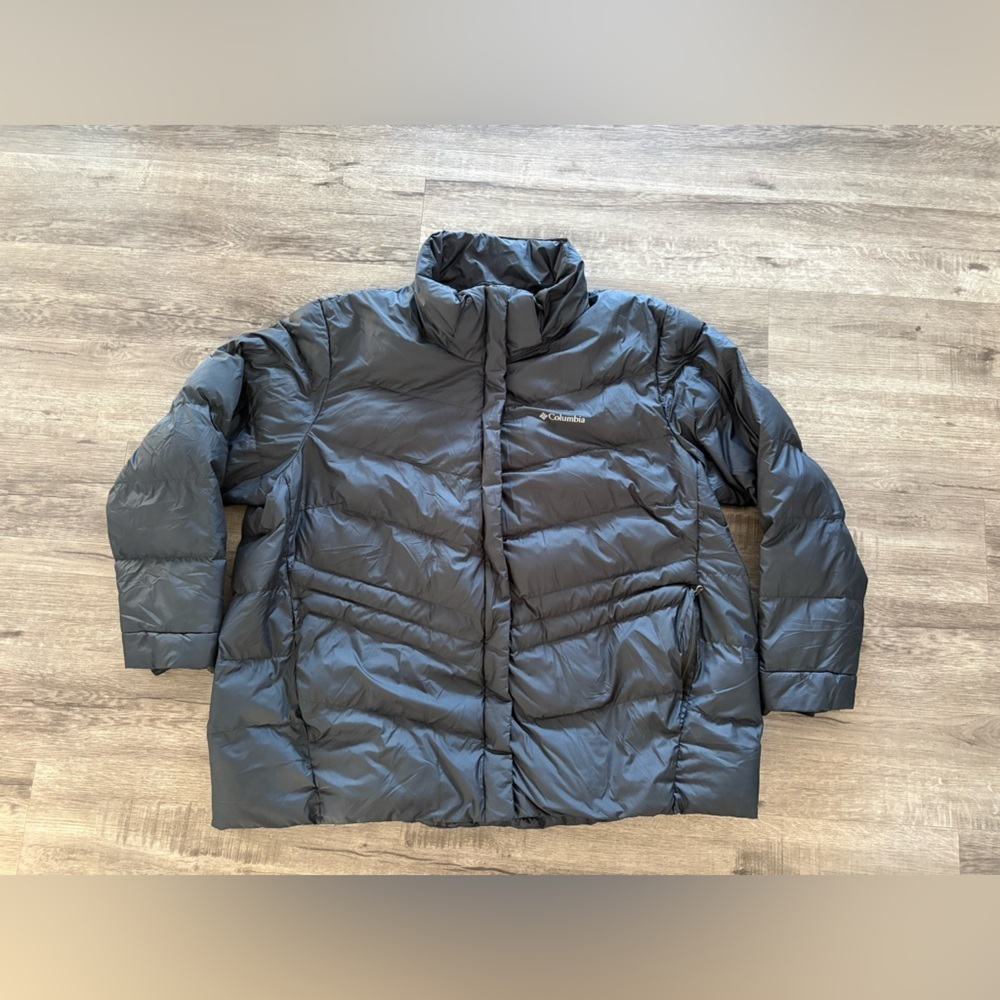 Women’s Black Columbia Puffer Jacket 3X
